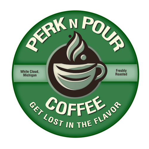 Perk N Pour Coffee Logo